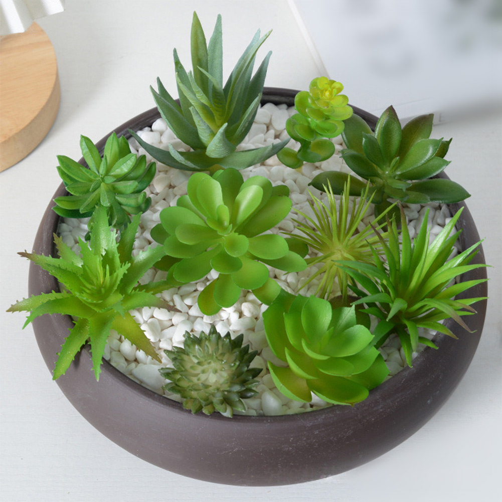 Succulent Arrangement Mini - Tanaman Hias Buatan untuk Dekorasi Meja