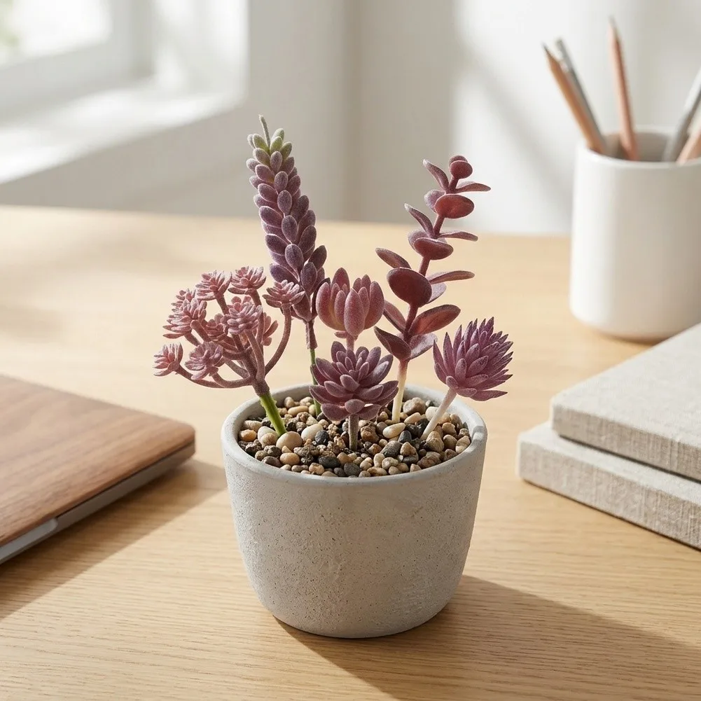 Pot Tanaman Sukulen Menawan Un - Succulent Arrangement Mini ulasan dan harga