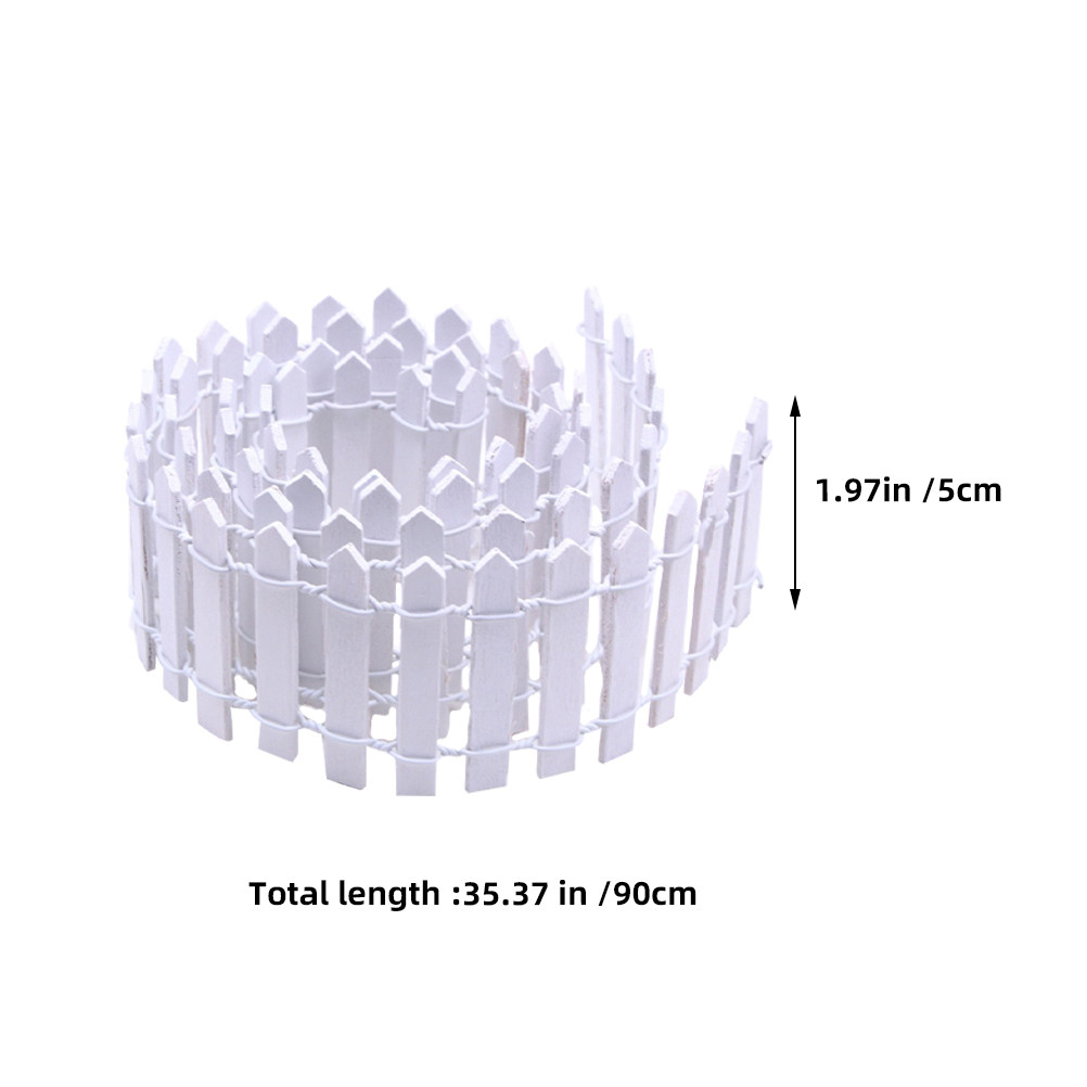 6Pcs Set Pagar Miniatur Taman  - Succulent Arrangement Mini ulasan dan harga